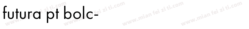 futura pt bolc字体转换